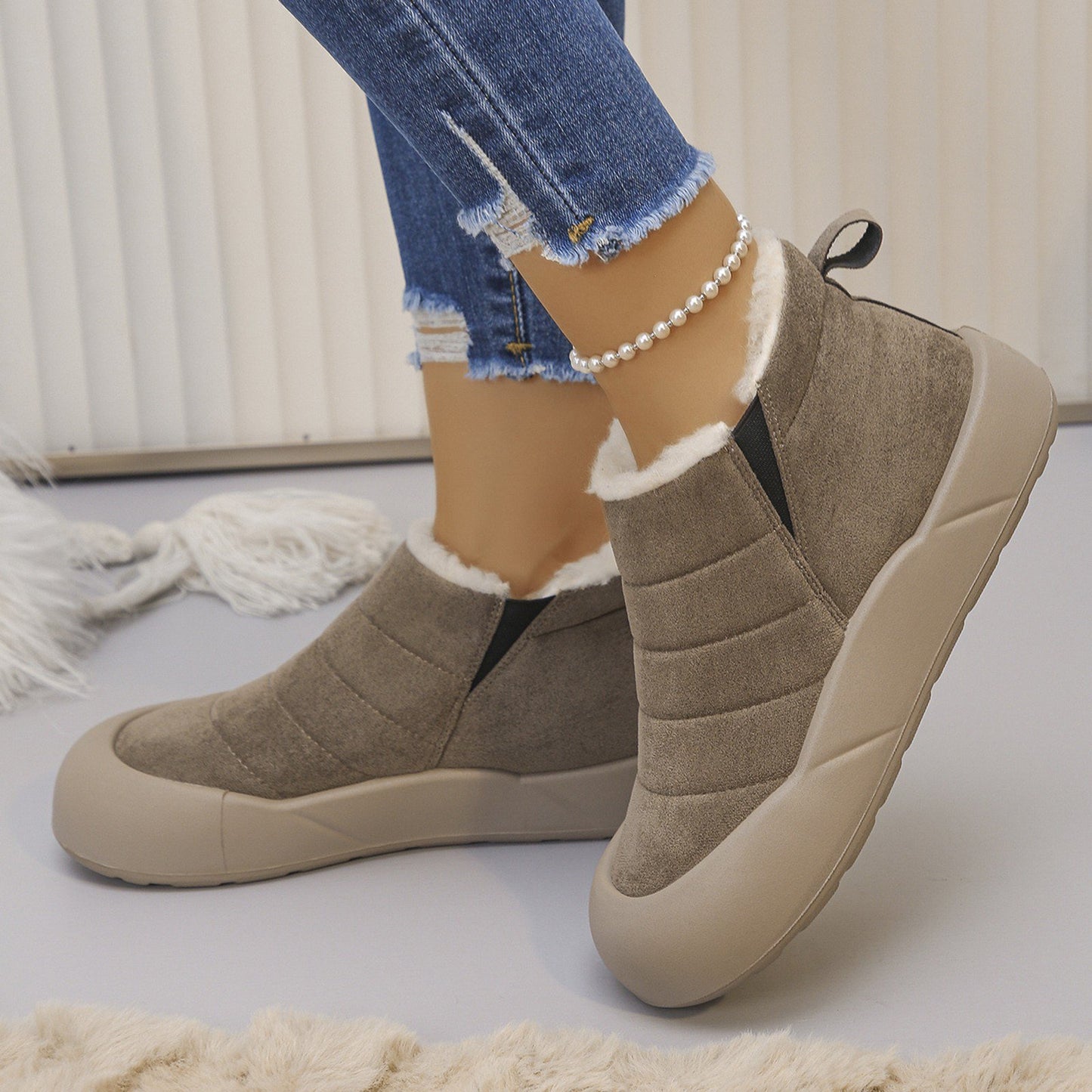 Women's Waterproof Soft-Sole Cotton Winter Boots