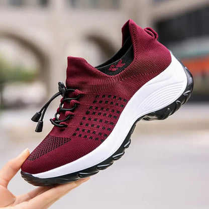 Women's Platform Knit Sneakers
