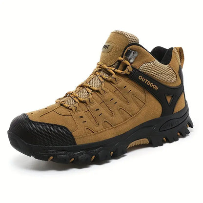 Waterproof Non-slip Hiking Shoes Arch Support Wide Toe Work Shoes