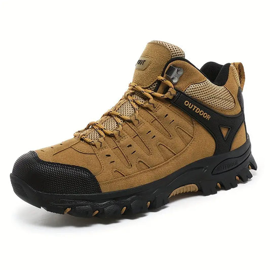 Waterproof Non-slip Hiking Shoes Arch Support Wide Toe Work Shoes