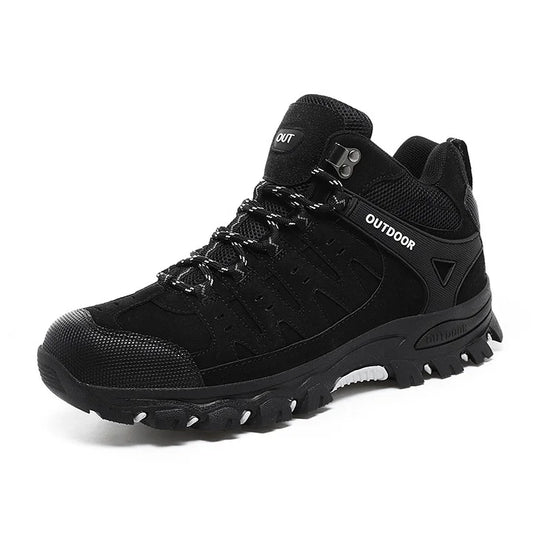 Waterproof Non-slip Hiking Shoes Arch Support Wide Toe Work Shoes