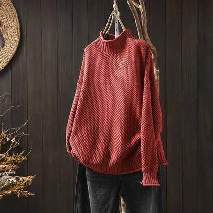 Diamond Knit Turtleneck