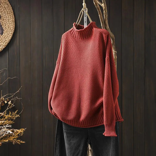 Diamond Knit Turtleneck