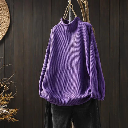 Diamond Knit Turtleneck