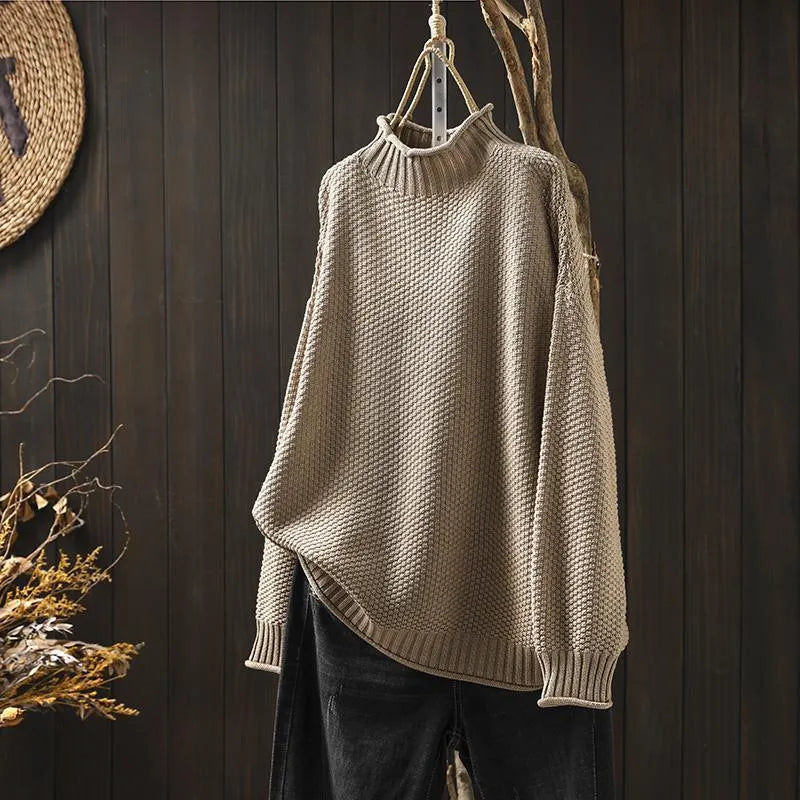Diamond Knit Turtleneck