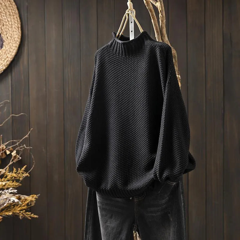 Diamond Knit Turtleneck