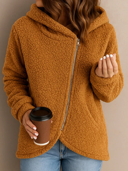 Women’s Winter Cotton Zip Hoodie