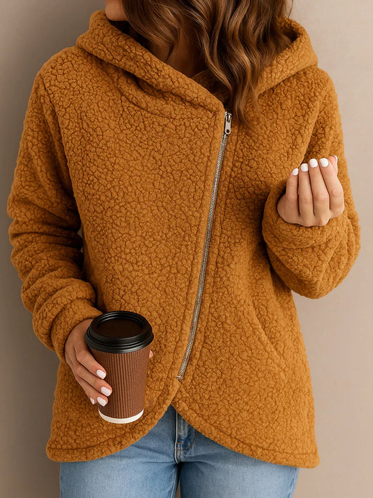 Women’s Winter Cotton Zip Hoodie