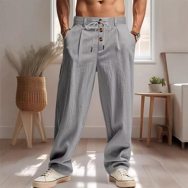 Men’s Drawstring Casual Trousers