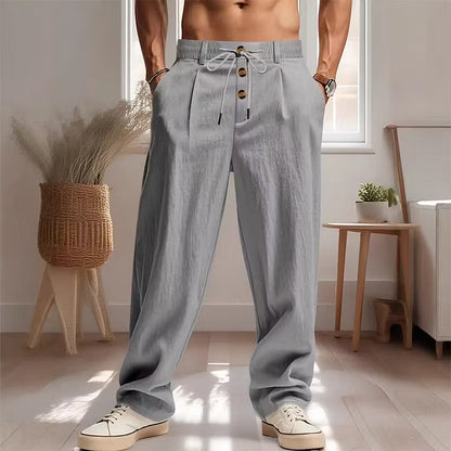 Men’s Drawstring Casual Trousers