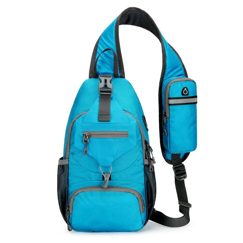 Multi-Pocket Travel Sling Bag