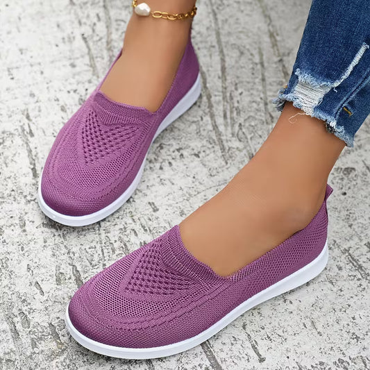 Women’s Slip-On Knit Walking Shoes