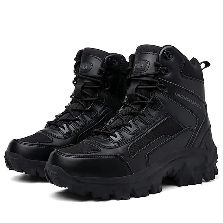Men’s Water-Resistant Combat Hiking Boots