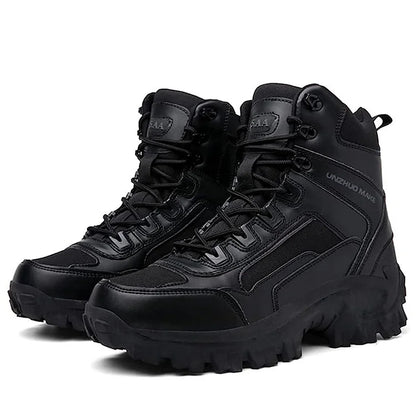 Men’s Water-Resistant Combat Hiking Boots