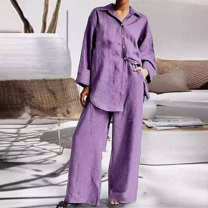Relaxed Two-Piece Cotton Set