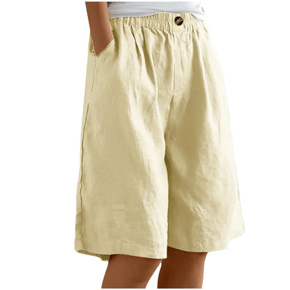 Women's Elastic Waist Comfort Shorts