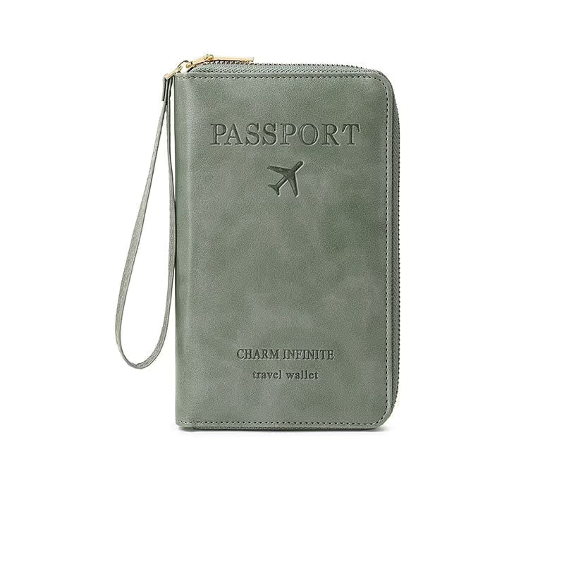 Multi Compartment Travel Passport Wallet