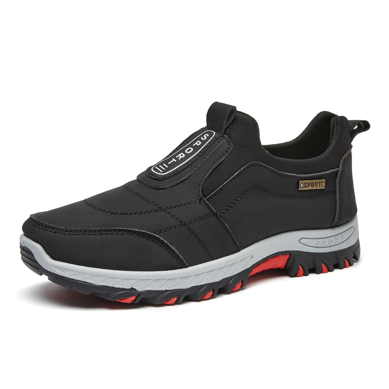 Men's Water-Resistant Slip-On Hiking Shoes