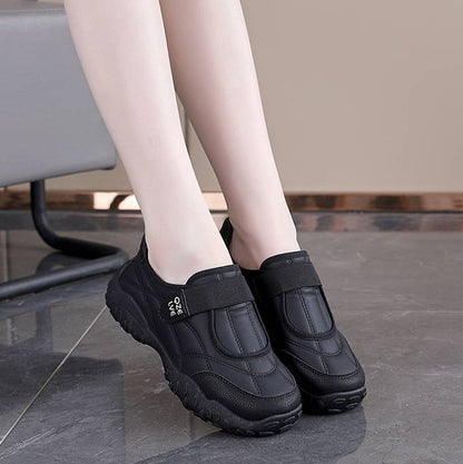 Women’s Strap-Fastened Comfort Trainers with Chunky Grip Sole