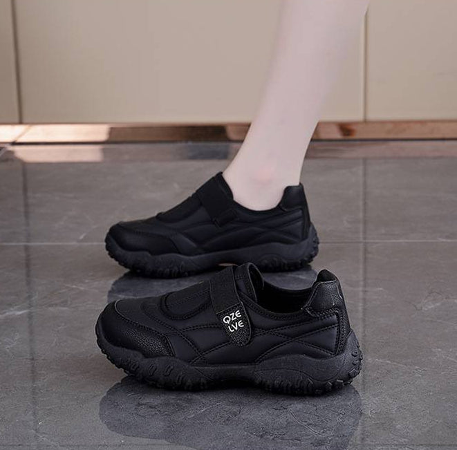 Women’s Strap-Fastened Comfort Trainers with Chunky Grip Sole