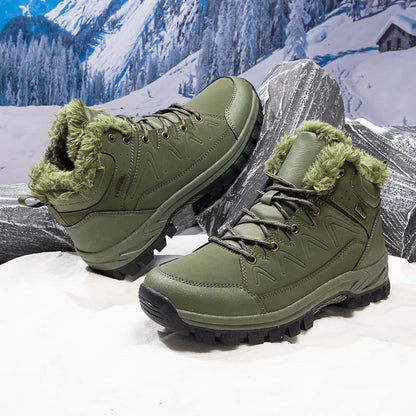 Men’s Waterproof Wide-Toe Hiking Work Boots