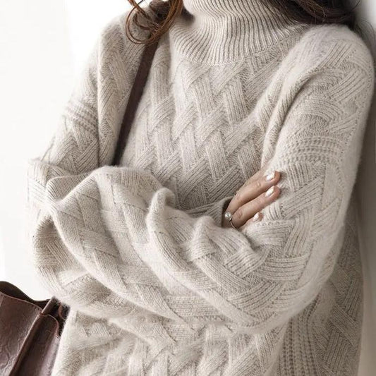 Chic Winter Cashmere-Like Sweater