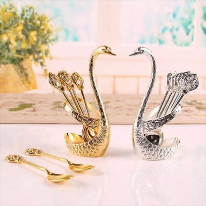Swan Design Coffee Stirring Spoons