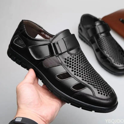 Men's Soft And Comfortable Leather-Look Sandals