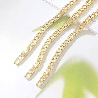 Women’s Gold-Tone Snake Scale Bracelet