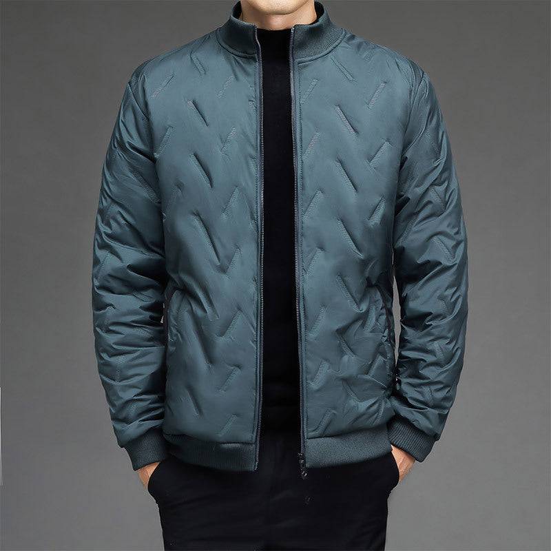 Men's Winter Casual Thickened Warm Stand-Up Collar Jacket