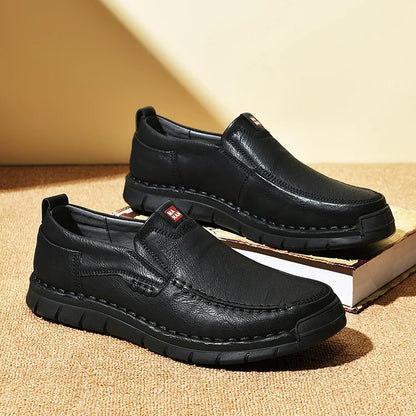 Men’s Leather-Look Loafers