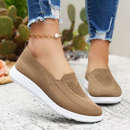 Women’s Slip-On Knit Walking Shoes