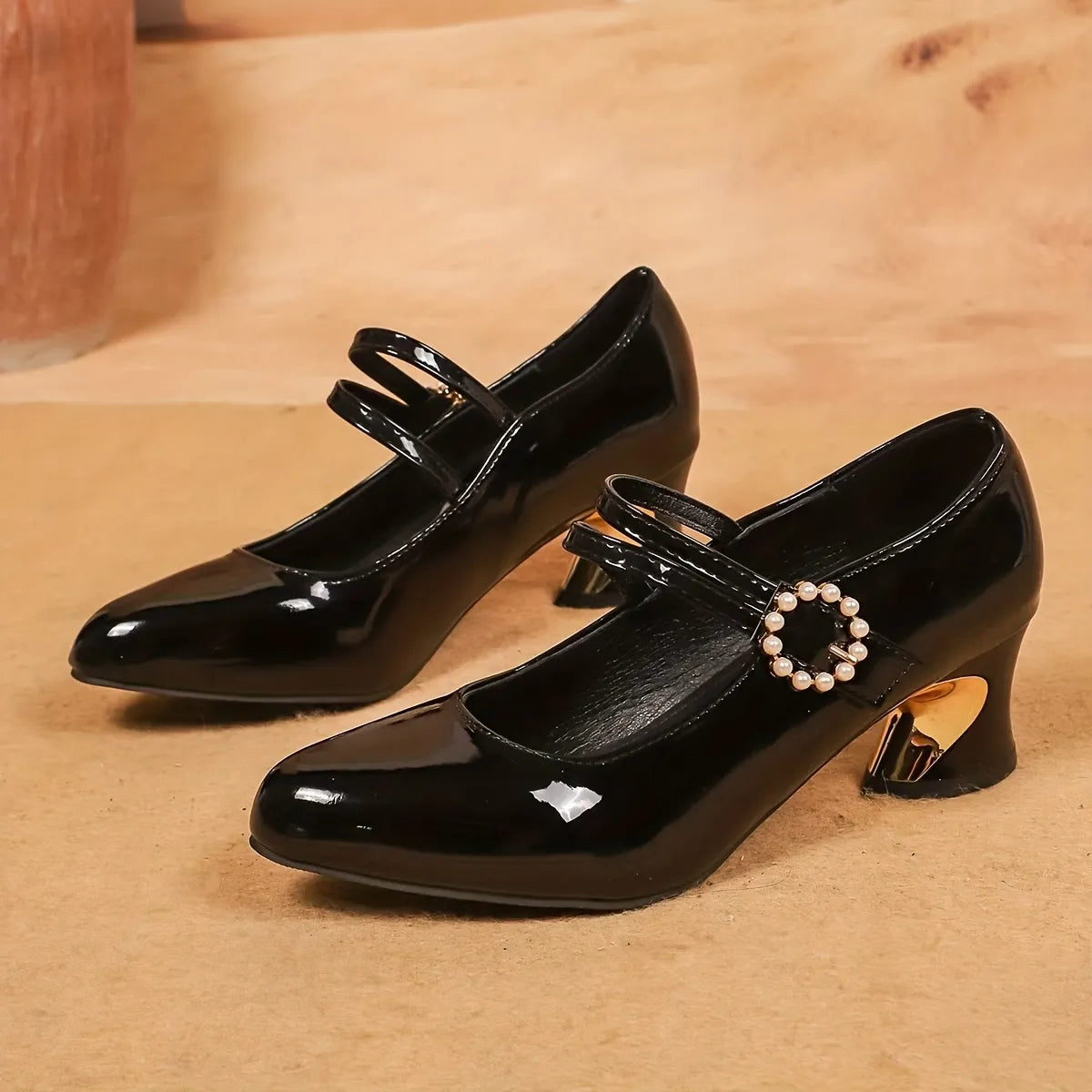 Women’s Comfort Strap Heeled Shoes