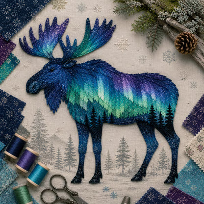 Northern Lights Wildlife DIY Patchwork Kit