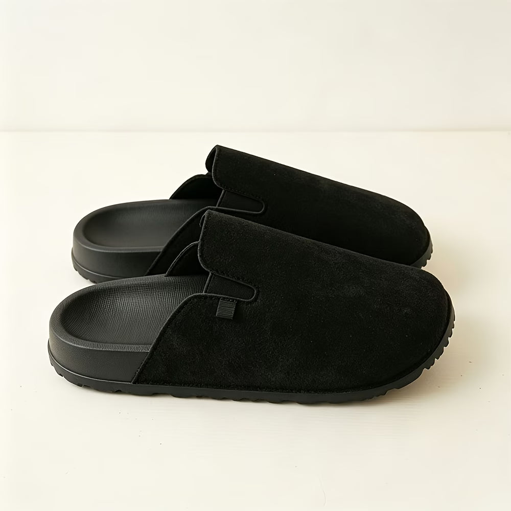Wide Toe Casual Mule Slides