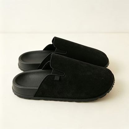 Wide Toe Casual Mule Slides