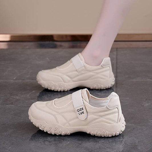 Women’s Strap-Fastened Comfort Trainers with Chunky Grip Sole