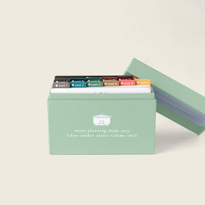 Meal Planning Kit with Photo Recipe Cards