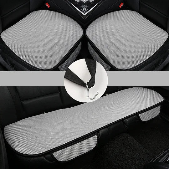 Ice Silk Cooling Car Seat Cushion Set