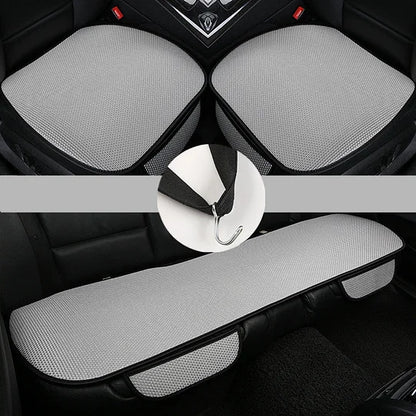 Ice Silk Cooling Car Seat Cushion Set