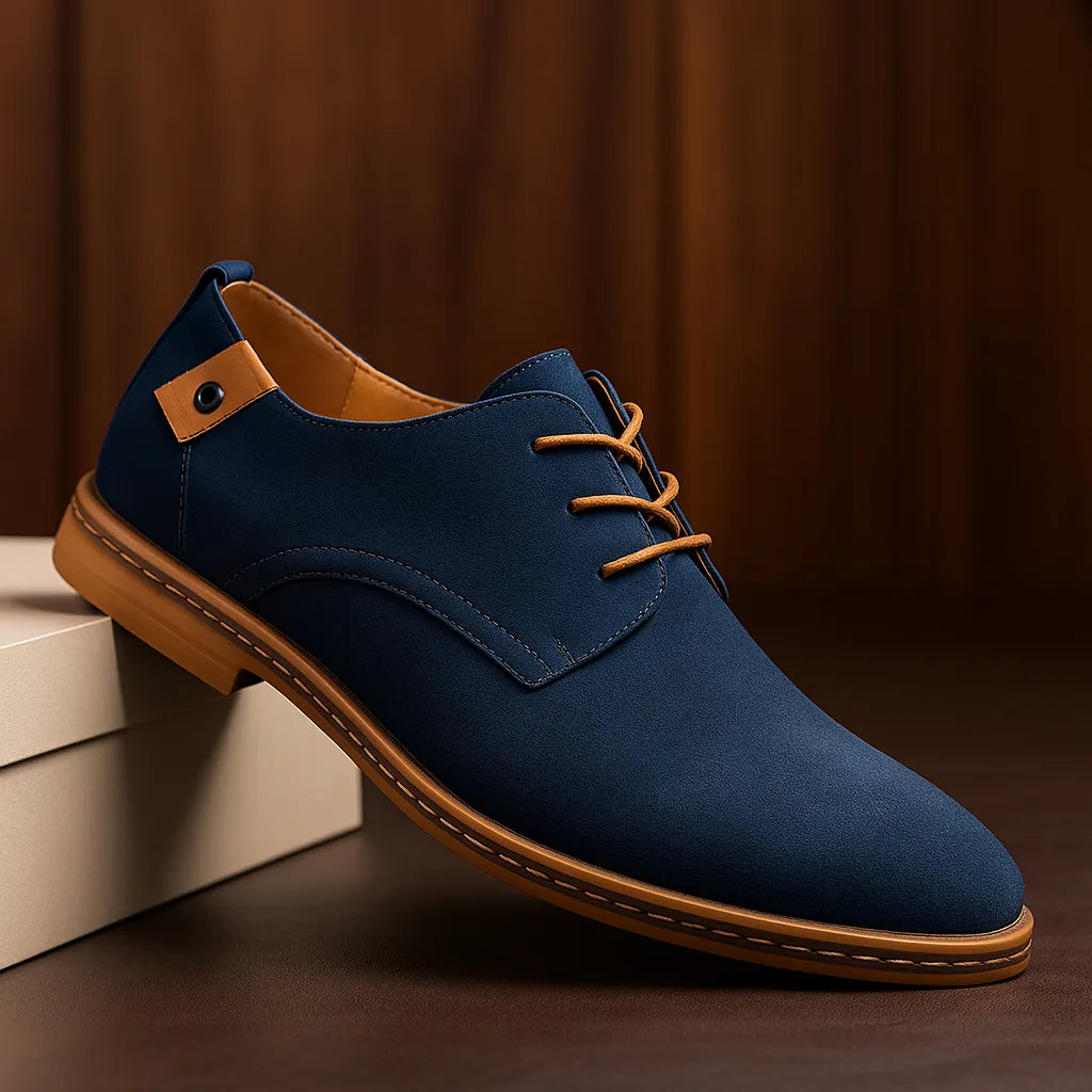 Men's Suede Look Casual Lace Up Shoes