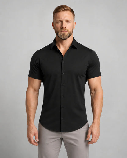 Men's Short-Sleeve Button-Down Shirt
