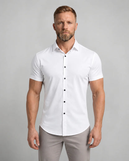 Men's Short-Sleeve Button-Down Shirt