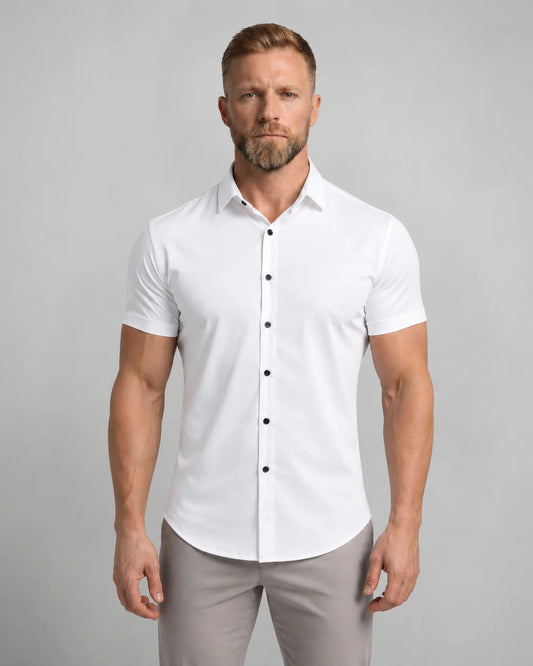 Men's Short-Sleeve Button-Down Shirt
