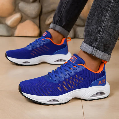 Men’s Mesh Lace-Up Trainers
