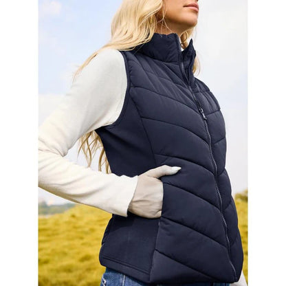 Women’s Quilted Zip-Up Puffer Vest