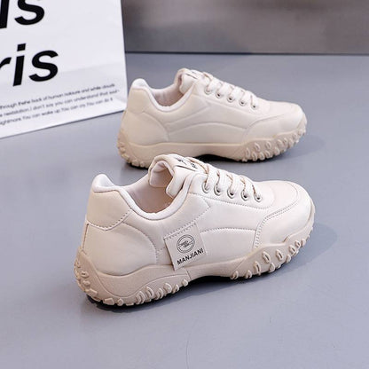Women’s Chunky Grip-Sole Lace-Up Trainers