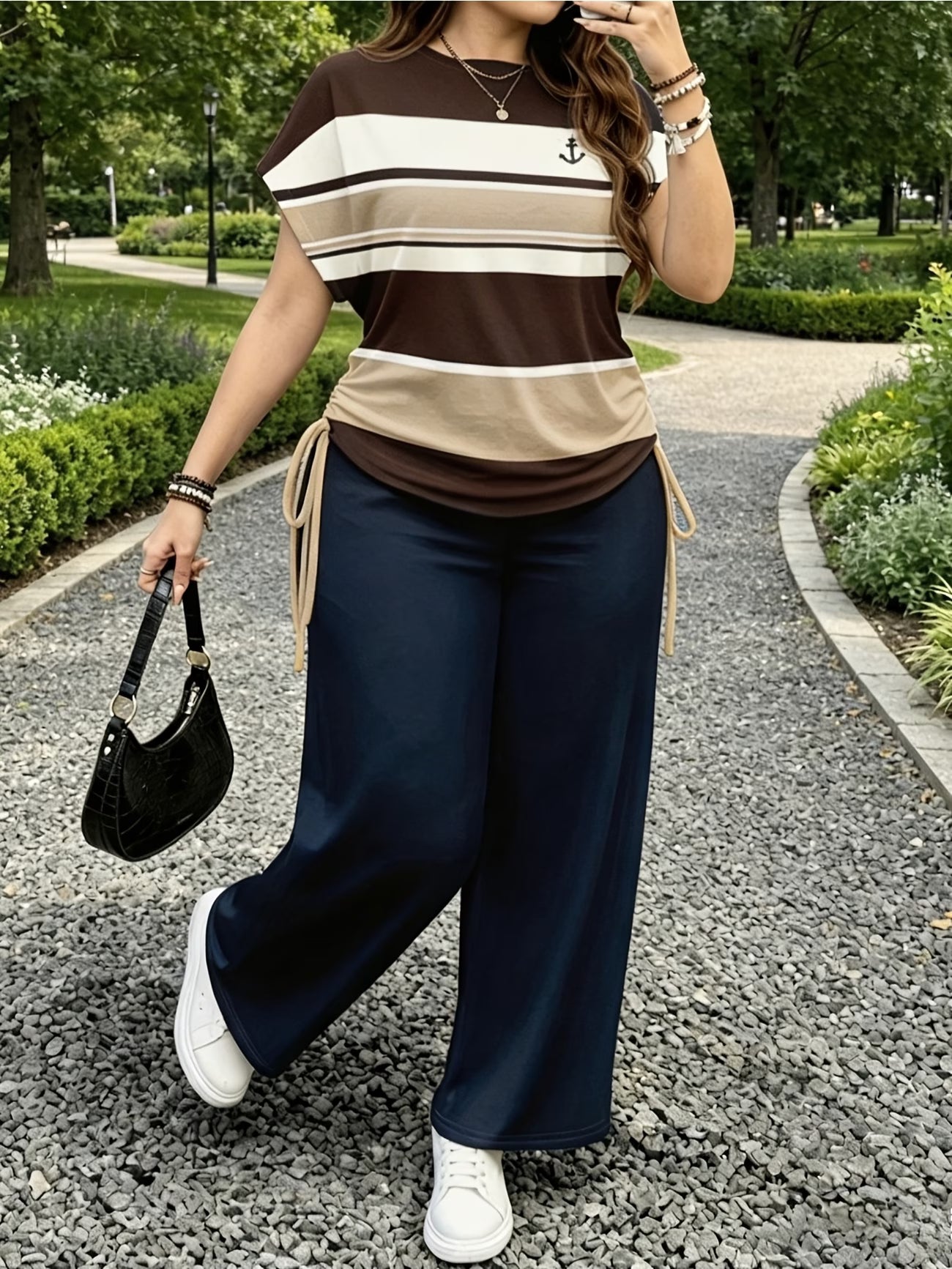 Women's Bow-Detail Two-Piece Set