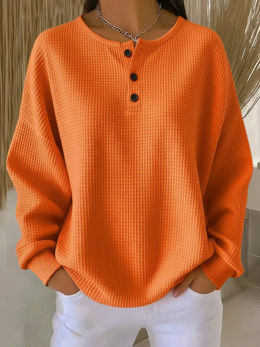 Women's Casual Round Neck Sweatshirt