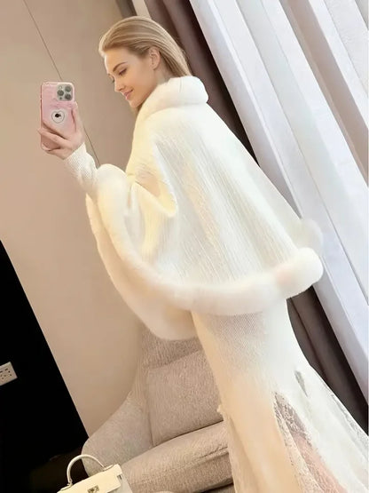 Women’s Elegant Plush Winter Scarf